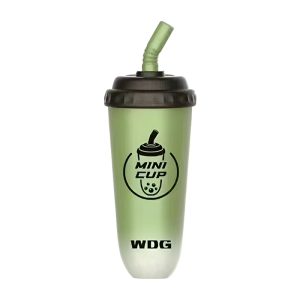 WDG 미니 컵 일회용 전자담배 5000 퍼프 - 녹두 아이스