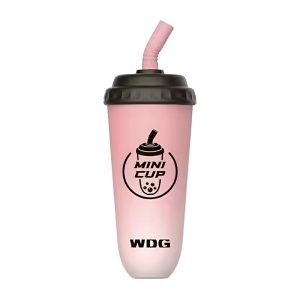 WDG 미니 컵 일회용 전자담배 5000 퍼프 - 복숭아 소다