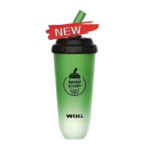 WDG 미니 컵 일회용 Vape 5000 퍼프 - 키위 레몬 얼음 빨판
