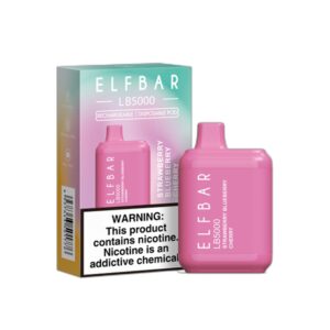 ELF BAR LB5000 Disposable Strawberry Blueberry Cherry 5000 퍼프 650mAh
