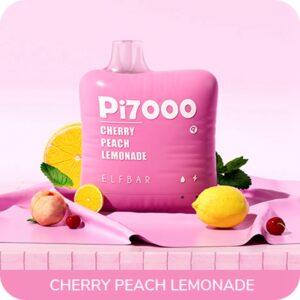 ELF BAR PI7000 Disposable 7000 퍼프 Cherry Peach Lemonade