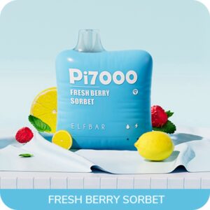 ELF BAR PI7000 Disposable 7000 퍼프 Fresh Berry Sorbet