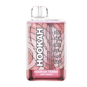ELF BAR Hookah TE5000 Disposable Juicy Peach 5000 퍼프 13.5ml