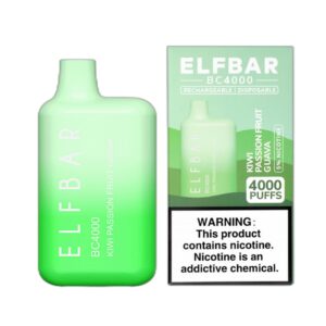 ELF BAR BC4000 Disposable Kiwi Passion Fruit Guava 4000 퍼프 650mAh
