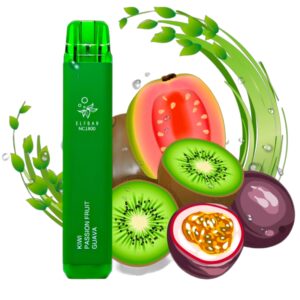 ELF BAR NC1800 Disposable 1800 퍼프 Kiwi Passion Fruit Guava