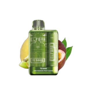 ELF BAR TE5000 Disposable Kiwi Passionfruit Guava 5000 퍼프