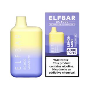 ELF BAR BC4000 Disposable 4000 퍼프 Lemon Mint 11.5ml