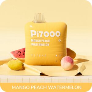 ELF BAR PI7000 Disposable 7000 퍼프 Mango Peach Watermelon 17ml