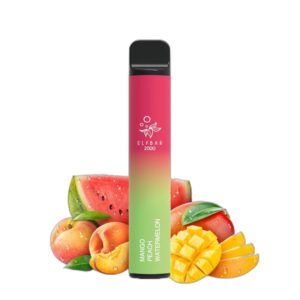 ELF BAR 2000 Disposable 2000 퍼프 Mango Peach Watermelon 1200mAh