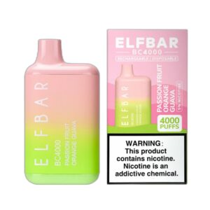 ELF BAR BC4000 Disposable 4000 퍼프 Passion Fruit Orange Guava 11.5ml