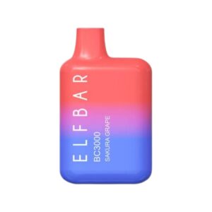 ELF BAR BC3000 Disposable Sakura Grape 3000 퍼프 650mAh