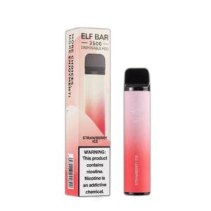 ELF BAR 3500 Disposable 3500 퍼프 Strawberry Ice 10.5ml