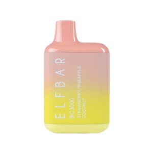 ELF BAR BC3000 Disposable 3000 퍼프 Strawberry Pineapple Coconut 650mAh