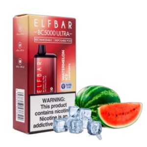 ELF BAR BC5000 Ultra Disposable Watermelon Ice 5000 퍼프 650mAh