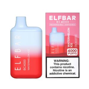 ELF BAR BC4000 Disposable Watermelon Ice 4000 퍼프 11.5ml